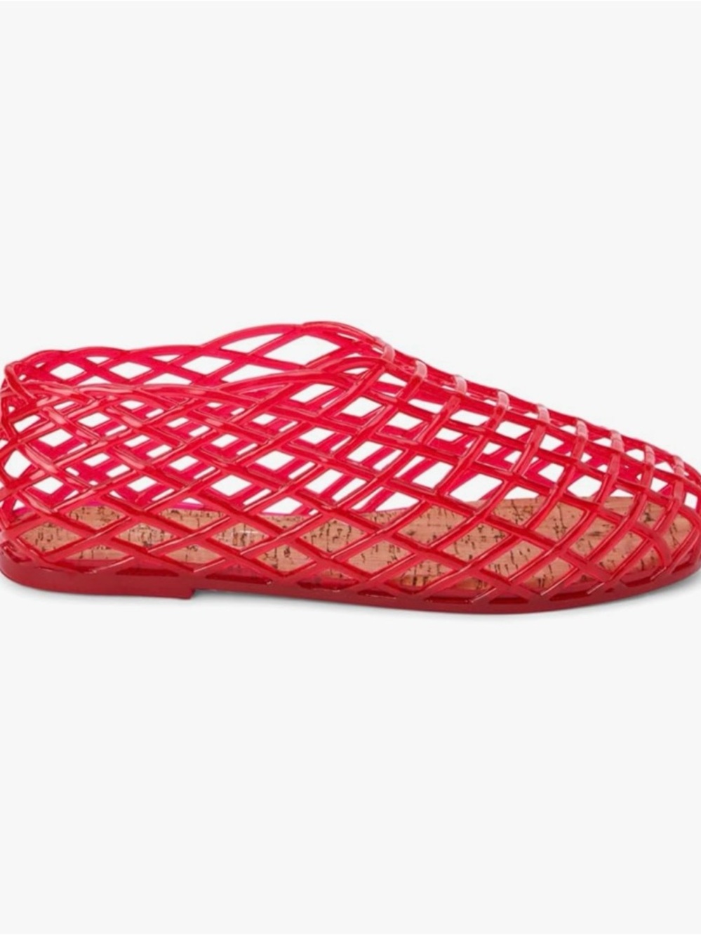 Matisse Coconuts Red Lattice Slip-On Jellies